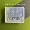 Urso de desenho animado biscoito brinquedo decoração de unha arte em unhas molde de silicone ferramenta de unha vestível alta transparência resistente à oxidação molde de escultura