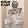 Ganchos de cocina, estante de almacenamiento multifuncional, montado en la pared, no requiere perforación, fuerte capacidad de carga, para guardar espátulas, cucharones y paños de cocina