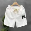 Verano Nuevo Pantalones Cortos Americanos para Hombre Marca de Moda Diseño Delgado Sentido del Diseño Nicho Sueltos Deportivos Casuales Transfronterizo