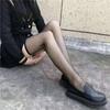 Meias Finas Pretas com Laço Nova Coleção Primavera Sexy Acima do Joelho Meias para Pernas Celebridade da Internet Meias Longas