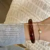 Pulsera Femenina Estilo Frígido Dongdaemun Coreano Minimalista Chic Acrílico Mármol Pulsera Retro