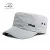 Gorra plana para hombre, estilo coreano, transpirable, con protección solar, para primavera y verano, informal, estilo militar, para exteriores y montañismo, de secado rápido.