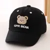 Comercio Exterior Nuevo Oso Sombrero Infantil Lindo Dibujo Animado Visera Gorra de Béisbol Estilo Coreano Verano Bebé Gorra Visera Venta al por Mayor