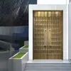 Puerta de Entrada de Lujo Hecha a Medida en Guangdong, Puerta Doble de Aluminio Fundido Antirrobo, Puerta Doble Hoja para Hogar