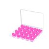 Paquete de 20 Tapones para Dormir de Silicona Azul para Niños, Antirruido, Impermeables para Natación, Tapones de Silicona en Caja Cuadrada