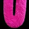 Tiras Grandes de Piel Sintética de Zorro 12 cm, Tiras Grandes de Felpa para Capa con Capucha, Puños de Capa, Tiras de Felpa Blancas, Tiras de Borde para Hanfu