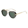 2025 Nuevas Gafas de Sol Retro Ovaladas Europeas y Americanas Bolso Lateral para Hombre Gafas de Marco Pequeño Gafas de Moda Transfronterizas para Mujer Venta al por Mayor
