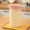 Jarra de Agua Helada para Refrigerador, Jarra de Gran Capacidad para Cold Brew, Jarra de Plástico Resistente a Altas Temperaturas para Agua Fría en Casa