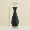 Vaso Cerâmico Simples Shumen, Novo Estilo Chinês Luxo Leve Decoração para Casa para Sala de Estar e Sala de Jantar, Ornamento de Mesa, Arranjo de Flores, Recipiente para Flores Hidropônicas