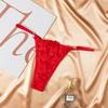 Nueva Ropa Interior Sexy de Encaje de Cintura Baja para Mujer Pura Sexo y Sexo Tanga para Mujer Ligera Transpirable Ropa Interior T para Mujer