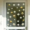 Brup Linda Abeja Margarita Pegatina Estática Sin Rastro para Ventana Pegatina Decorativa Universal para Habitación Infantil y Dormitorio Hs-Jd5318C