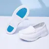 Zapatos de Enfermera de Piel de Vaca para Mujer, Amortiguación de Alta Elasticidad Eva, Suela Suave, Transpirables, Antideslizantes, Cómodos Zapatos de Trabajo Eva Que No Cansarán Tus Pies Incluso si Estás de Pie por Mucho Tiempo