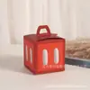 Caixa de Muffin Desenho Animado Maleta do Mario Caixa para Assar Bolo Caixa de Presente Festa da Mary Caixa de Doces Caixa Surpresa Caixa de Papelão