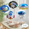 Globo de Juguete para Bebé con Correas para las Piernas para Niños, Globo de Helio que Flota en el Aire, Globo Volador para Bebé con Temática del Océano