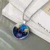 Accesorios de Collar K-Pop de Grupo de Chicas Cazadoras de Brujas Más Vendidos Transfronterizos Collar con Colgante de Piedra del Tiempo Collar de Piedra Preciosa Fábrica al por Mayor