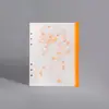 Bolsa de Hojas Sueltas Transparente con Cremallera y Agujeros de Lentejuelas A4A5A6 Bolsa para Documentos Impermeable Esmerilada Ecológica Bolsa para Documentos con Separadores