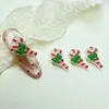Série de Natal Transfronteiriça Decorações para Unhas Adesivos de Resina DIY Árvore de Natal Boneco de Neve Sino Chapéu Acessórios para Unhas