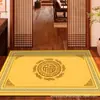 Capacho Clássico Chinês com Palavra da Sorte, Capacho Publicitário, Personalizável com Texto, Novo Capacho Estilo Chinês para Hall de Entrada, Quarto e Sala de Estar
