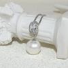 Colgante de Huevo de Ganso de Zirconio Colgante de Perla Colgante de Collar de Perlas de Alta Calidad Bei Bei Bei Ao Blanco Colgante de Collar Salida de Fábrica