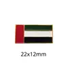 Insígnia de metal com bandeira dos Emirados Árabes Unidos transfronteiriça acessórios de vestuário presentes adesivos para celular fabricantes de origem atacado personalização