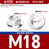 Porca sextavada anti-afrouxamento com arruela de nylon, flange de zinco branco, ferro, trava anti-deslizante GB M4M5M6M8