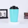 Taza de Café Mini de 12 oz Transfronteriza con Escala, Taza Aislada de Acero Inoxidable 304, Taza de Leche Compacta y Portátil para Uso en Casa