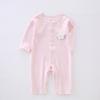 Macacão de bebê com sensação refrescante, roupa para recém-nascido, primavera e verão, roupa fina para bebê com ar condicionado, pijama