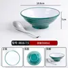 Tazón Roscado de Melamina para Fideos Especial para Restaurante de Fideos Tazón para Ramen Sopa de Fideos con Carne Tazón para Fideos Tazón Grande para Mala Tang Luosifen Uso Comercial