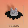 Muñeco de Calabaza de Halloween Fantasma Demonio Murciélago Juguete Muñeco de Vampiro Broche de Peluche Peculiar Decoración para Zapatos y Calcetines