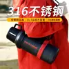 Taza Termo Qihu Olla Termo de Gran Capacidad Portátil para Coche Montaje en Coche Termo para Exteriores Botella de Agua de Acero Inoxidable 316 Viaje