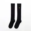 Calcetines Japoneses de Algodón para Otoño e Invierno, Calcetas Caídas, Hasta la Rodilla, de Tubo Alto, Calcetas Largas JK Bordadas de Tubo Medio, Calcetas de Estudiante, Calcetas Largas