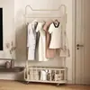 Arara de chão para quarto, varanda móvel, sala de estar da casa, varal de roupas moderno e luxuoso, cabide simples
