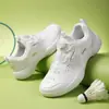 Zapatillas de Bádminton para Hombre, Hebilla Giratoria, Transpirables, Antideslizantes, Amortiguadoras, Zapatillas de Tenis Profesionales, Zapatillas de Tenis de Mesa Elegantes y Versátiles, Equilibradas