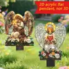 Fada Transfronteiriça no Jardim de Flores Filme Colorido Acrílico 2D Inserção no Solo com Cores Deslumbrantes para Decoração de Jardim Exterior Gramado