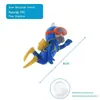 Aquário Desktop Pequeno Tanque de Peixes Ornamentos Decorativos Novo Mergulhador Flutuante Criativo PVC Boneca Surf Juvenil
