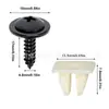 Adequado para Kit de Parafusos e Clipes de Porca em U para Para-lama e Para-choque Honda Acura Fixadores Autotarifantes Automotivos