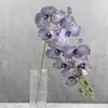 Producto Nuevo Directo del Fabricante: Orquídea Mariposa Ondulada de 9 Cabezas Decoración para el Hogar para Sala de Estar, Arreglo Floral, Boda, Hotel, Escenario Flor Artificial