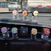 Estilo Igual ao de Quan Zhilong Girassol Saída de Ar do Carro Frasco Vazio de Perfume Saída de Ar do Carro Moda Margarida Enfeites de Perfume para Carro