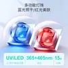 Lámpara de Uñas Mini AMDGMG, Lámpara de Uñas Recargable Profesional de Alta Potencia para Secado y Curado Rápidos, Lámpara de Uñas Portátil
