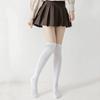 Meias de pressão para panturrilha, pernas finas, primavera e verão, meias femininas, estilo coreano, cano médio, meias de estudante, estilo japonês, meias de cano alto, cintura alta, jk