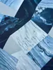 Tela de chifón de perla de alta densidad estampada para primavera y verano, material texturizado para camisas y vestidos geométricos, poliéster de comercio exterior para ropa de mujer