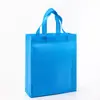 Bolsa no tejida bolsa de publicidad puntual impresión de logotipo compras bolso de mano no tejido película recubierta bolsa de protección ambiental fabricantes