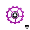 Rueda Guía de Cambio Trasero para Bicicleta de Carretera Bicicleta 11T-17T Aleación de Aluminio Cambiador Bicicleta de Montaña Rodamiento Cerámico Engranaje