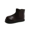 Botas Retro Estilo Coreano para Crianças, Coleção Outono 2026, Botas Individuais da Moda para Meninas, Botas Curtas Casuais para Bebês e Crianças Pequenas, Botas de Cano Curto
