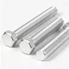 Pernos hexagonales externos de aleación de aluminio 6061, tornillos de cabeza hexagonal de aluminio, disipación de calor electrónica de precisión M3M4M5M8M10M12