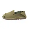 2026 Nuevos Mocasines Perezosos de Suela Plana de Dos Usos Transfronterizos para Mujer Otoño Comercio Exterior Talla Grande Mocasines Casuales Retro En Stock
