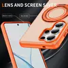 Adecuado para funda de teléfono Samsung Galaxy S26 Ultra, soporte de 360 grados, anticaídas, carcasa dura de PC engrosada, funda de teléfono con acabado mate
