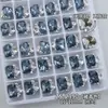 Rhinestones de Azúcar Coloreados K9 de Alta Calidad Sin Base, Productos Terminados de Vidrio Coloreado Deslumbrantes, Hechos a Mano, Rhinestones para Uñas que se Ajustan Súper Bien