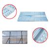 Rede de escamas de peixe galvanizada, rede de escamas de peixe expandida reforçada com concreto, construção de rede de escamas de peixe antiderrapante