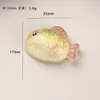 Accesorios de Resina para Manualidades de Dibujos Animados, Pinzas para el Cabello Gruesas con Temática Oceánica, Fundas para Teléfono, Hebillas para Zapatos, Llaveros, Colgantes y Decoraciones